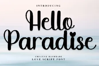 Hello Paradise font