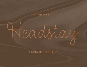 Headstay font