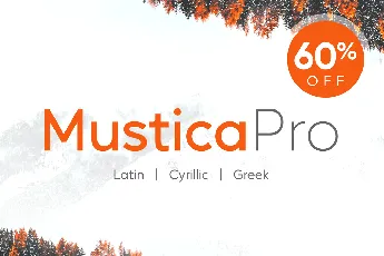 Mustica Pro font