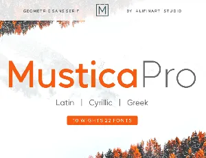 Mustica Pro font