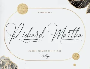 Richard Martha font