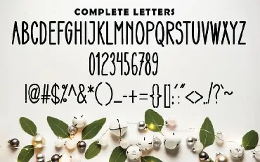 Christmas Light Display font