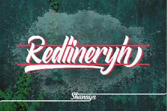 Redlineryh Script font