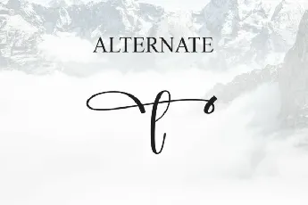 Sublimation Calligraphy font