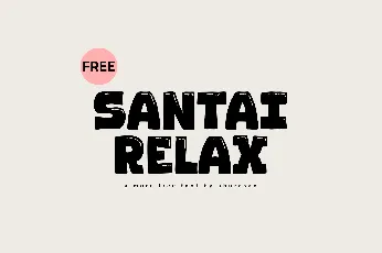 Santai Relax font