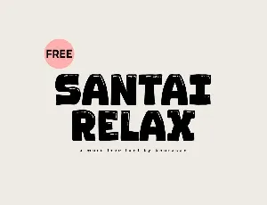 Santai Relax font