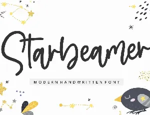 Starbeamer font