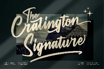 The Cralington Signature font