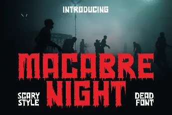 Macabre Night font