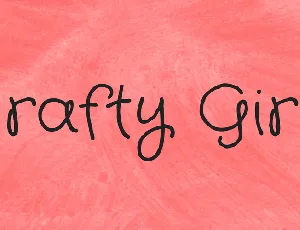 Crafty Girls font