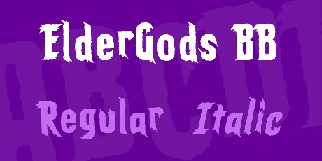 ElderGods BB font