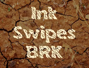 Ink Swipes BRK font