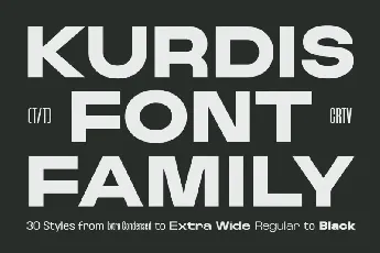 Kurdis Family font