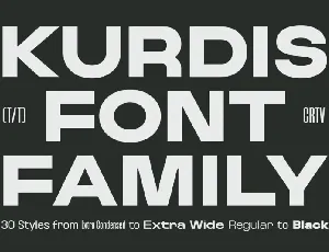 Kurdis Family font