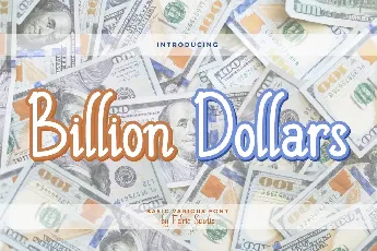 Billion Dollars font