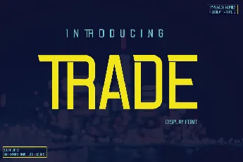 TRADE font