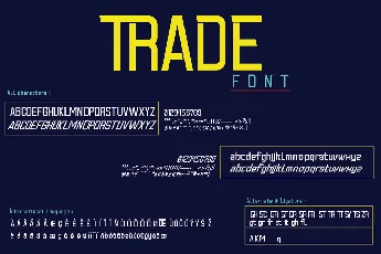 TRADE font