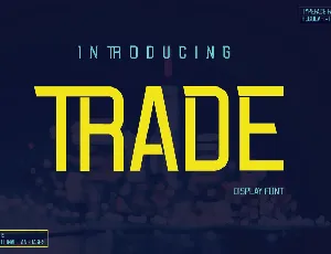 TRADE font