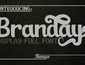 Branday font