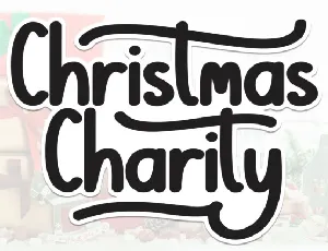 Christmas Charity Script font