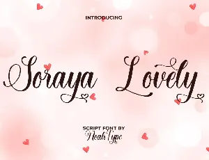 Soraya Lovely Demo font