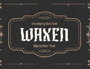 Waxen font