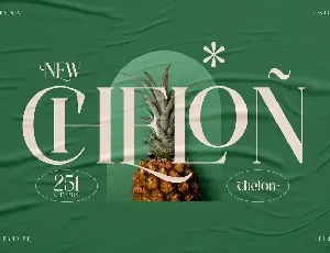 Chelon font