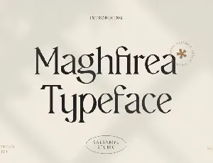 Maghfirea font