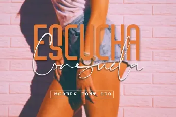 Escucha Consuela Duo font