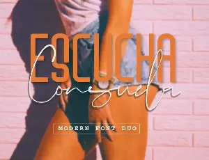 Escucha Consuela Duo font