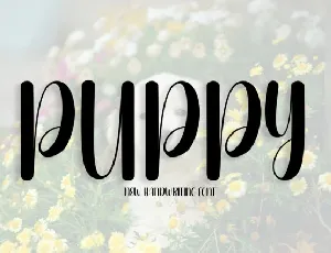 Puppy Script font