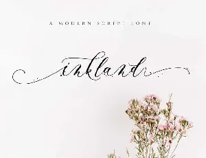 Inkland Script Free Download font