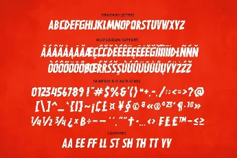 HARDLINERS font