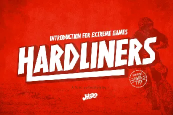 HARDLINERS font