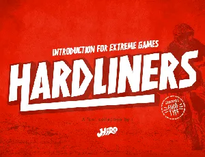 HARDLINERS font