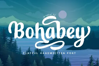 Bohabey font