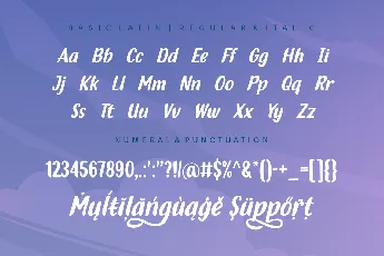 Bohabey font