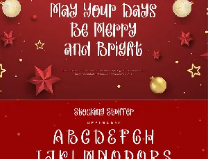 Stocking Stuffer font