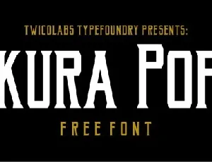 Akura Popo font