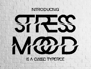 Stress Mood font