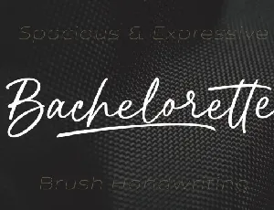 Bachelorette font