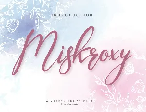 Miskroxy font