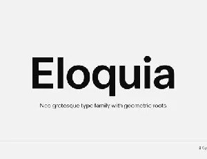 Eloquia Sans Serif font