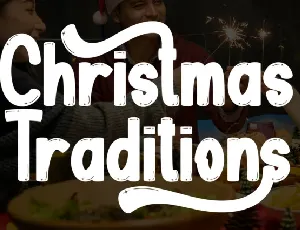 Christmas Traditions Script font