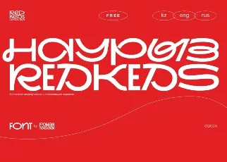 Nauryzredkeds font