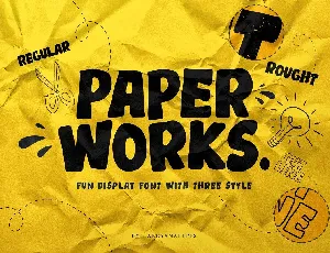 Paper Works font