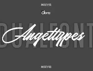 Angel Types Dual font