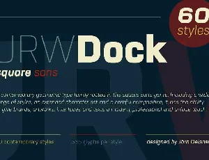 URW Dock Family font