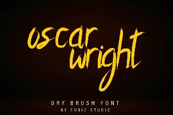 Oscar Wright Demo font