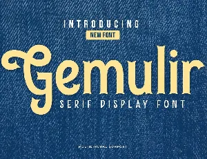 Gemulir font